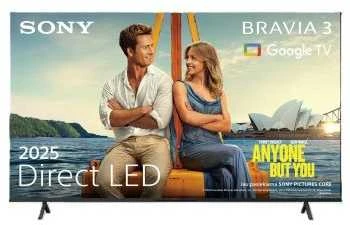 Televizorius Sony Bravia 3 K75S35B | 75" | „Google TV“ | 4K UHD