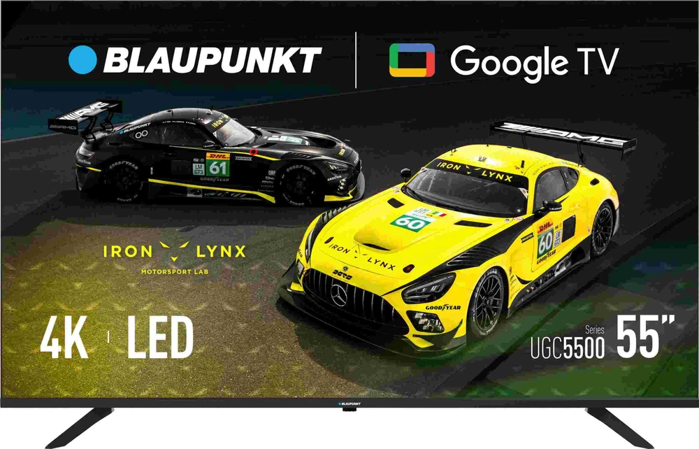Televizorius Blaupunkt 55UGC5500S 55" 4K Ultra HD DLED Google TV WiFi Bluetooth Judas