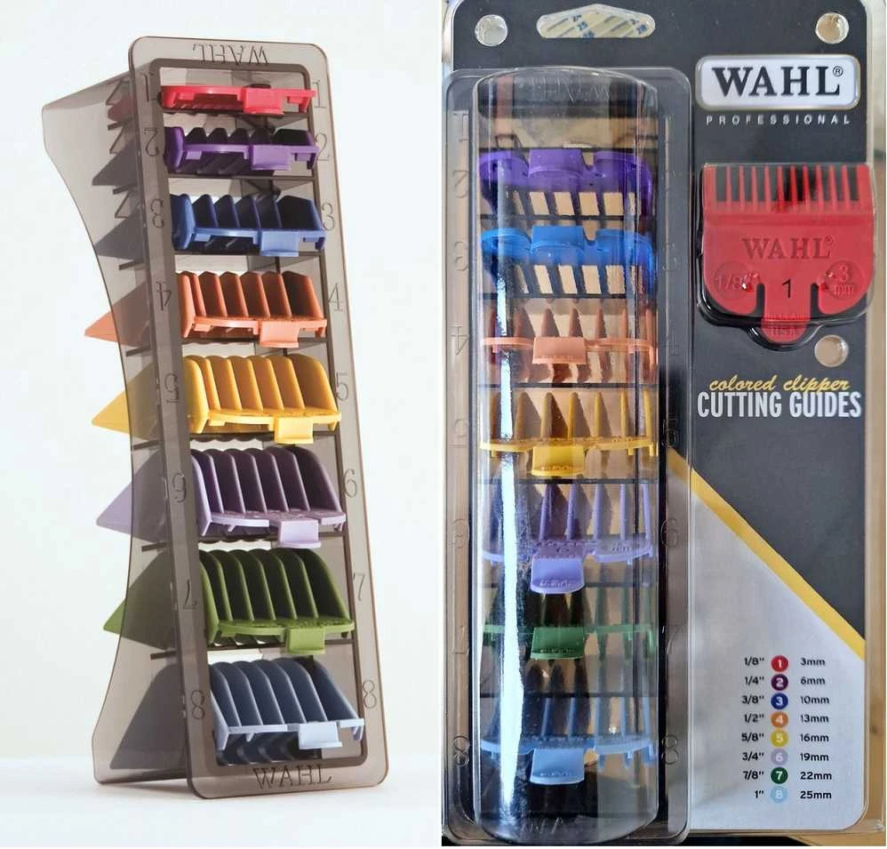 Wahl Clipper Corporation Šukų rinkinys WAHL PRO 4503-7171/03170-400, tinka Cordless Super Taper, Super Taper, Chrome Super Taper, Taper 2000, Magic Clip, Icon. 8 vnt.