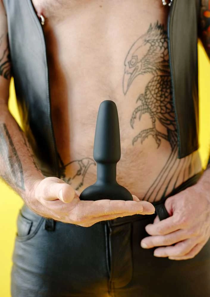 Dreamtoys b-Vibe apvadas Plug Juodas