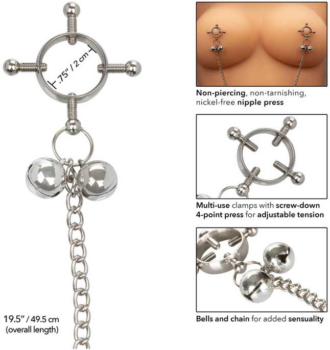 Calexotics 4 taškų spenelių presas W Bells _