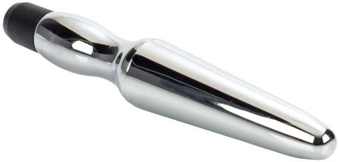 Calexotics Vibruojantis analinis dildo su metaliniu kamščiu