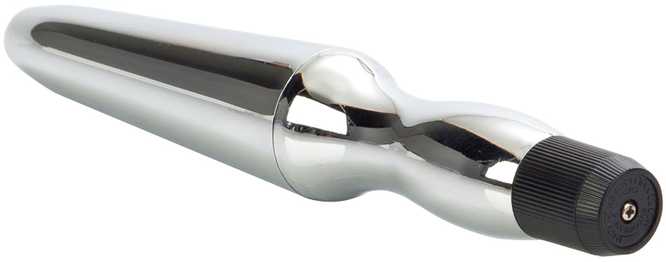Calexotics Vibruojantis analinis dildo su metaliniu kamščiu