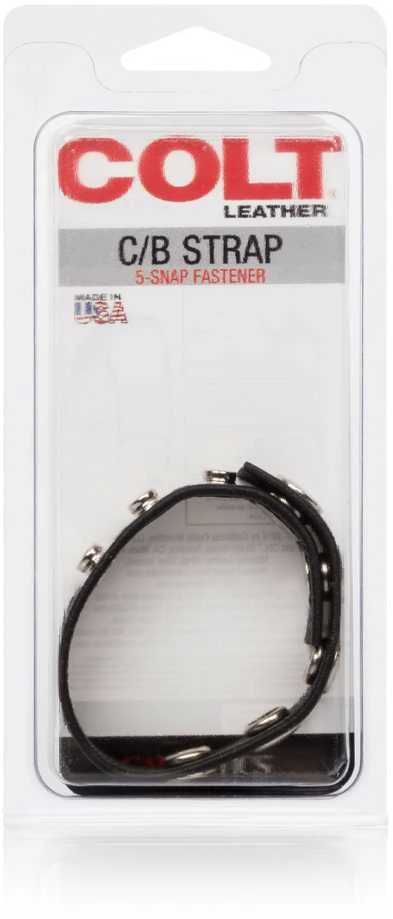 Calexotics žiedas – Colt Adjust 5 Snap Leather
