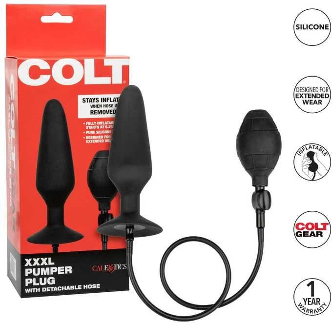 Calexotics COLT XXXL Pumper Plug Juodas