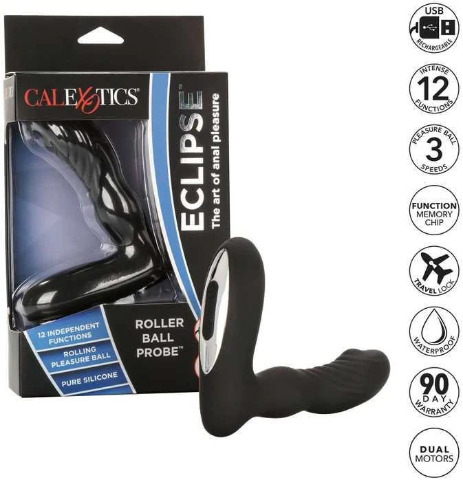 Calexotics Plug/vibr-WIRELESS PINPOINT PROBE Juodas