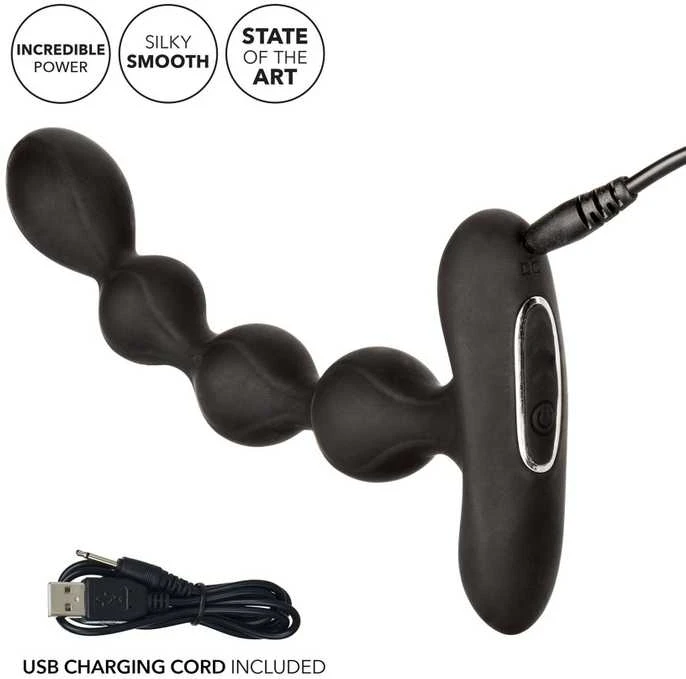 Calexotics Eclipse Slender Beads Juodas