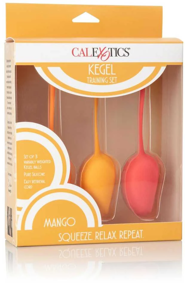 Calexotics Kulki-Kegel treniruočių rinkinys Mango