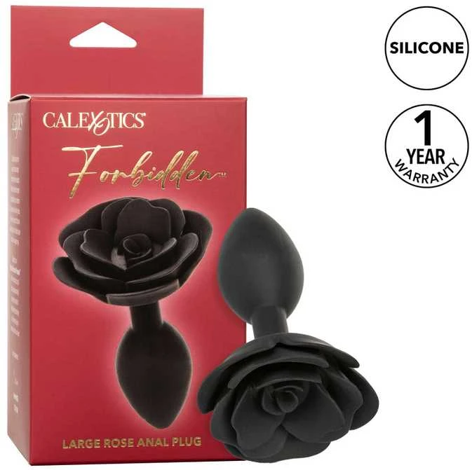 Calexotics Large Rose Anal Plug Juodas