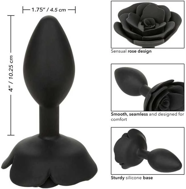 Calexotics Large Rose Anal Plug Juodas