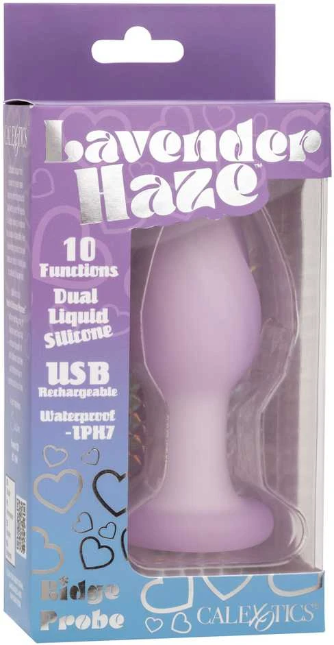 Lavender Haze violetinis silikoninis zondas pakuotėje