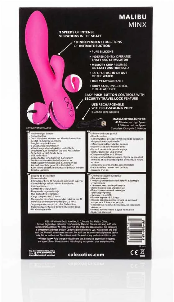 Calexotics Vibrator-Malibu Minx