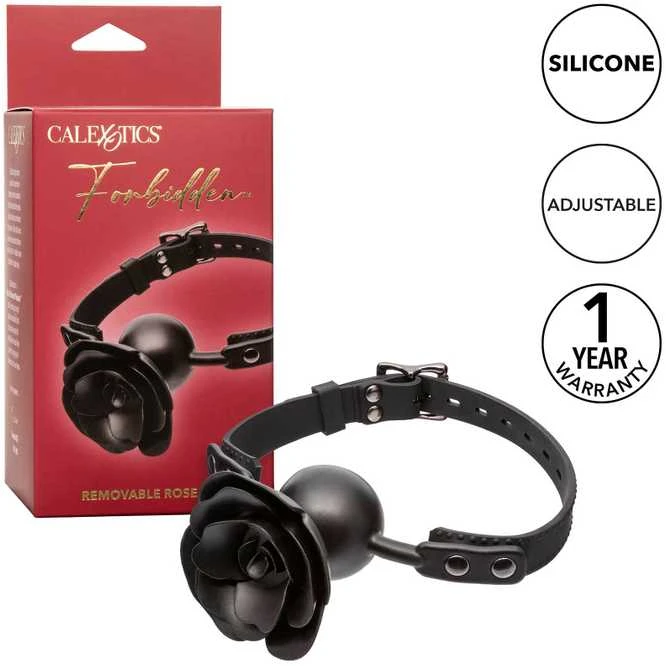 Calexotics Removable Rose Gag Juodas
