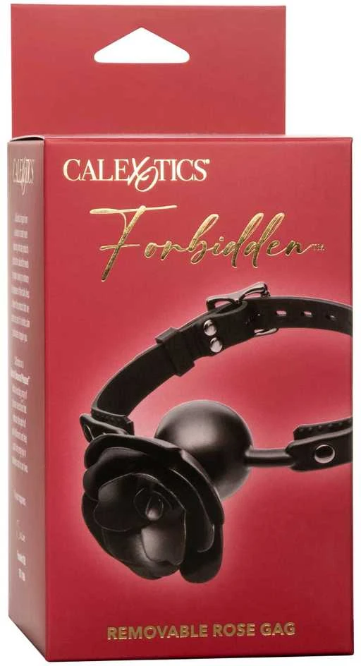 Calexotics rožės formos burnos kamštis pakuotėje