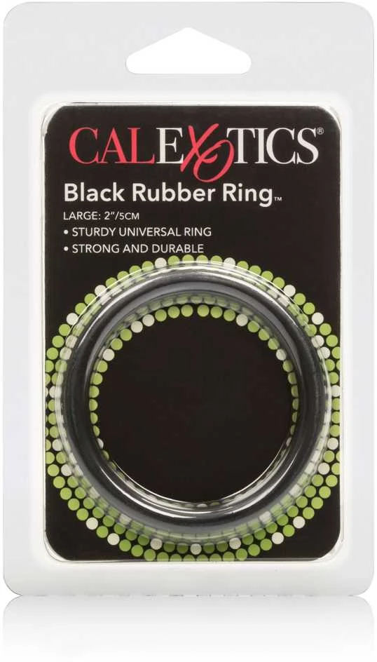 Calexotics Ring - GUMINIS ŽIEDAS Juodas DIDELIS
