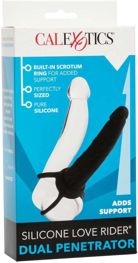 Calexotics Proteza-DUAL PENETRATOR Juodas