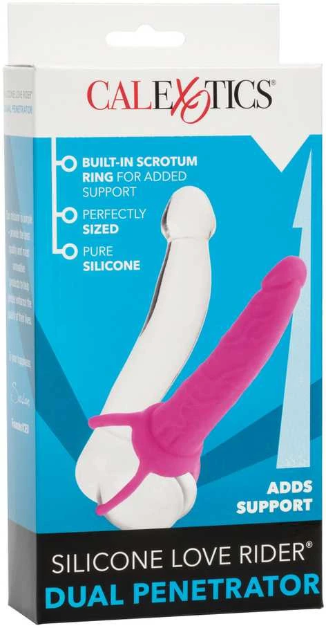 Calexotics Proteza-DUAL PENETRATOR Rožinis