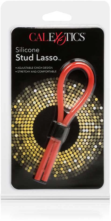 Calexotics Ring-SILICONE STUD LASSO Raudonas