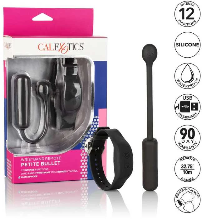 Calexotics Jajko/wibr-Wristband Remote Petite Bullet