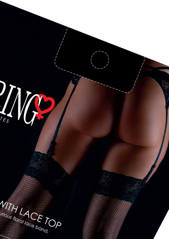 Daring Intimates Tinklinės kojinės su nėriniais