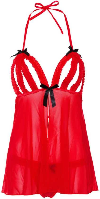 Daring Intimates Žvilgtelėjusi „Ruffle Babydoll“.