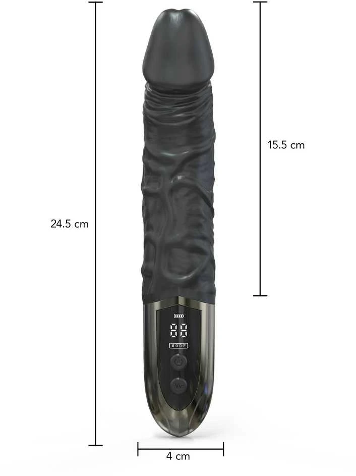 Hidden Desire Anal Power Vibrator Juodas