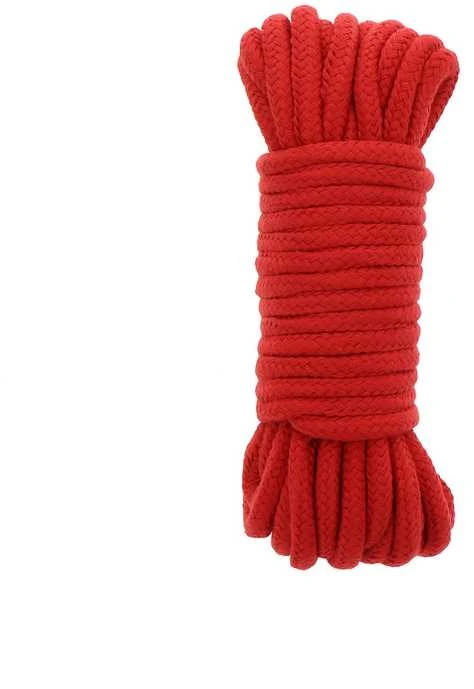 Raudona bondage virvė 10 metrų