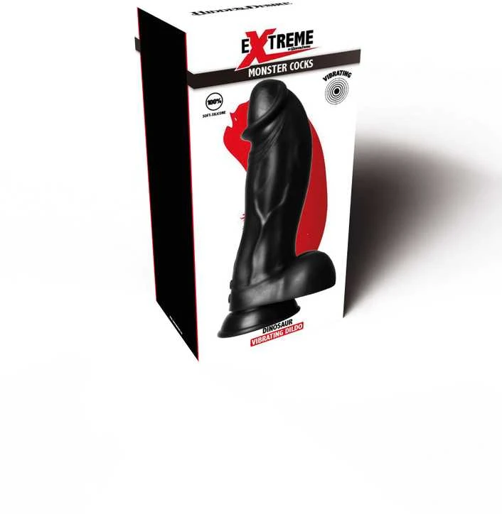 Hidden Desire Dinosaur Monster Dildo Juodas
