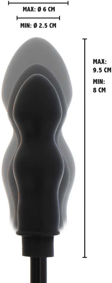 Hidden Desire Inflatable Bulb Plug Starter Juodas