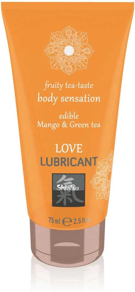 Hot Karštas valgomasis skonio vandens lubrikantas 75 ml mango