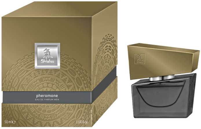 Pherostrong Shiatsu „Pheromone Man Gray“ kvepalai su feromonais, 50 ml