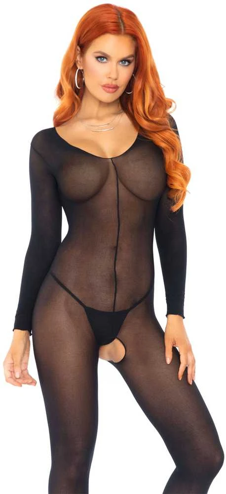 Leg Avenue Ilgos rankovės Bodyscocking