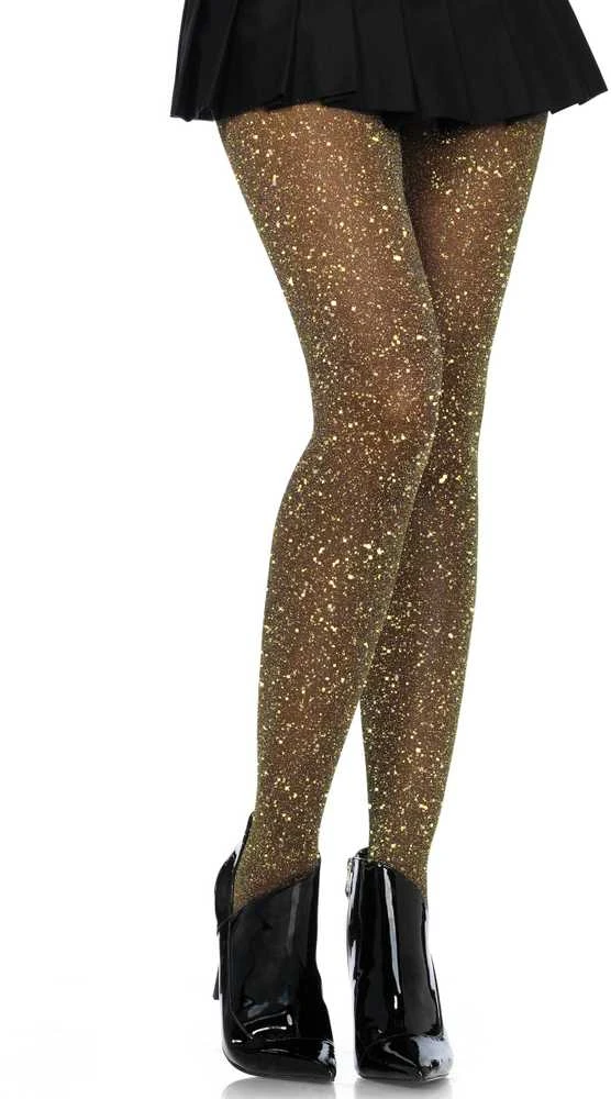 Leg Avenue Europe Lurex pantyhose Juodas