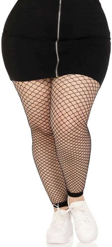 Leg Avenue Europe Leg Avenue Tinklinės pėdkelnės be pėdų + 1X/2X