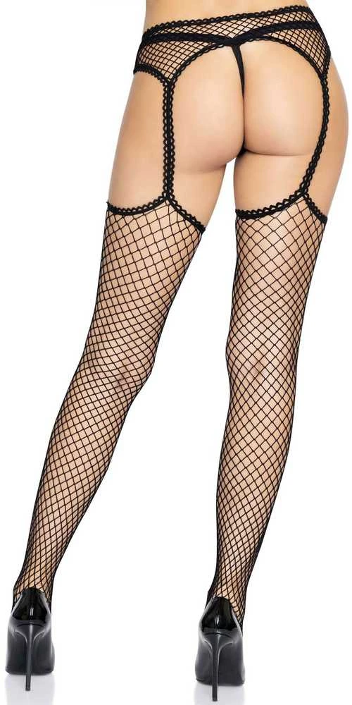 Leg Avenue Europe Leg Avenue Tinklinės kojinės su petnešėlėmis