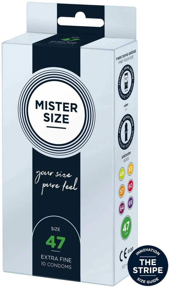 Mister Size 47mm pakuotė po 10 vnt