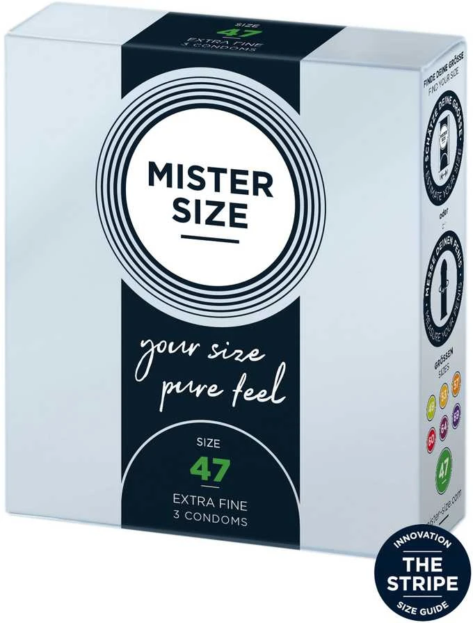 Mister Size 47mm pakuotė po 3 vnt