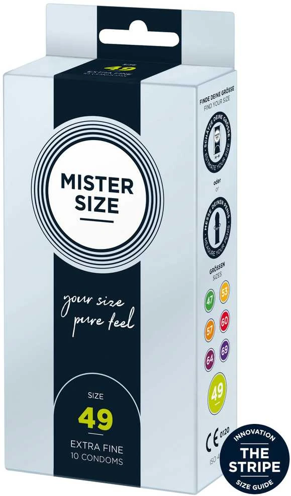 Mister Size 49mm pakuotė po 10 vnt