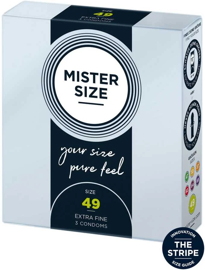 Mister Size 49mm pakuotė po 3 vnt
