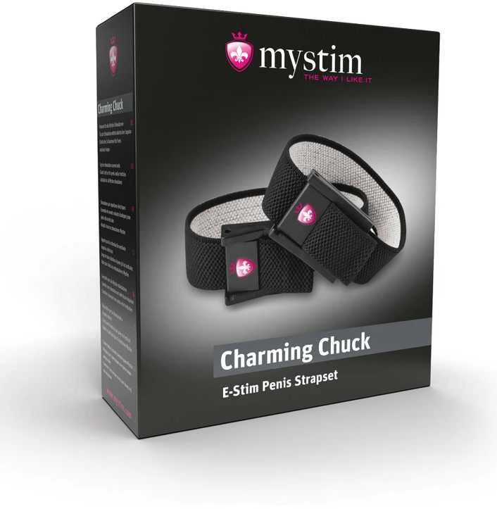 Mystim Chuck elektriniai dirželiai originalioje pakuotėje