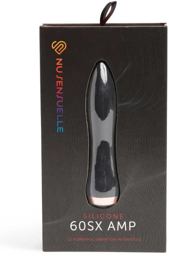Nu Sensuelle Silicone 60SX AMP Bullet Juodas