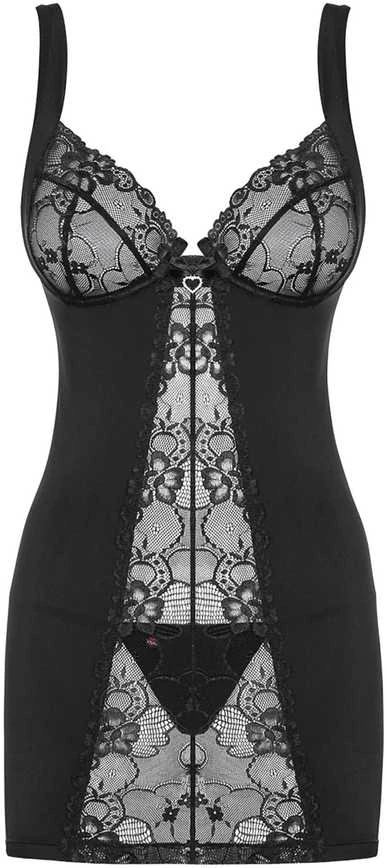 Obsessive - Heartina Chemise Juodas L/XL