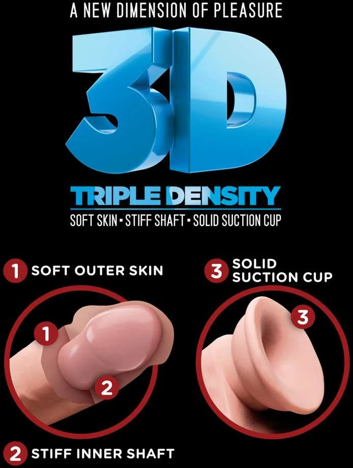 Pipedream KCP 12 TD penis su kamuoliukais