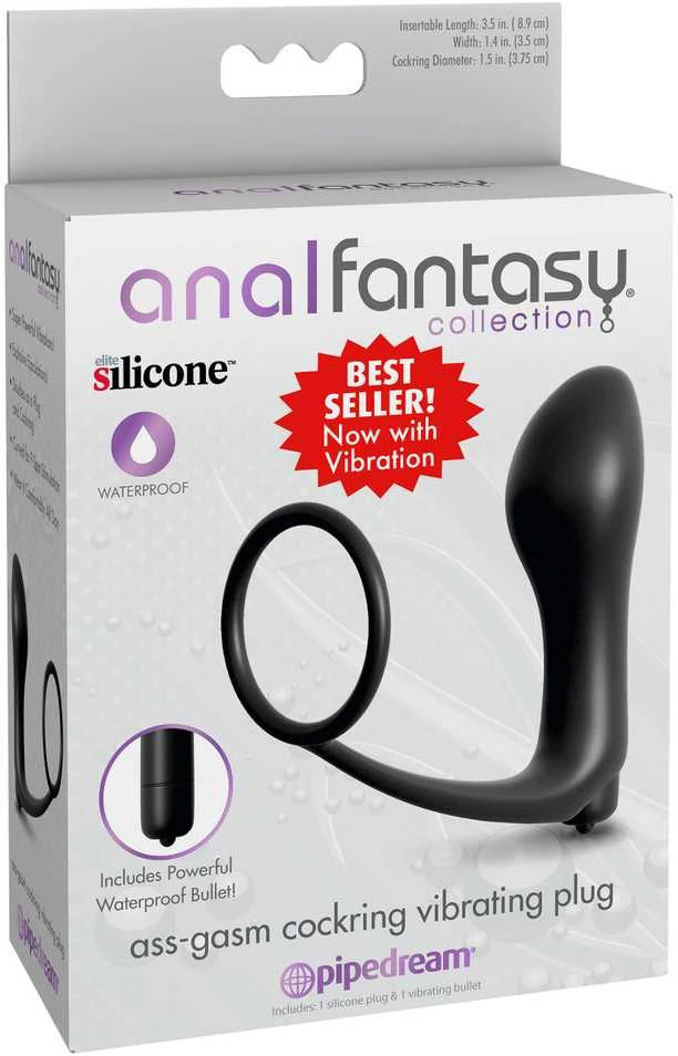 Dreamtoys „Ass-Gasm“ varpos žiedas vibruojantis.