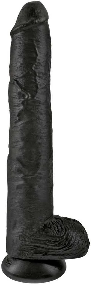 Pipedream King Cock 14" varpa su kamuoliukais, tamsiai mėlyna