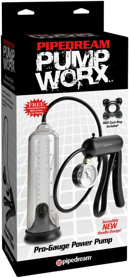 Pipedream PW Pro-Gauge galios pompa skaidri/