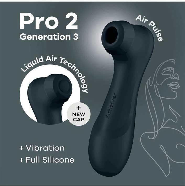 Satisfyer - Pro 2 Generation 3 Juodas