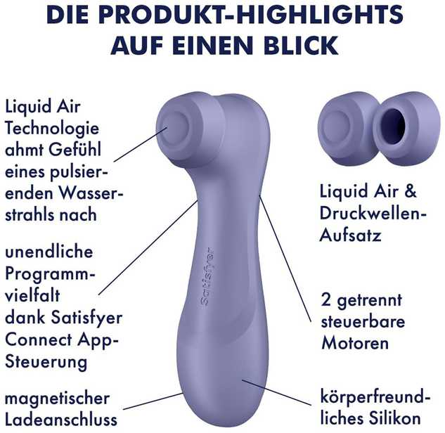Satisfyer – Pro 2 Generation 3 App Controlled Alyvinė