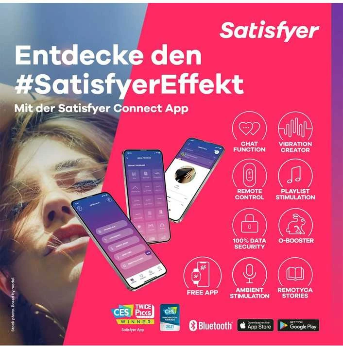 Satisfyer – Pro 2 Generation 3 App Controlled Juodas