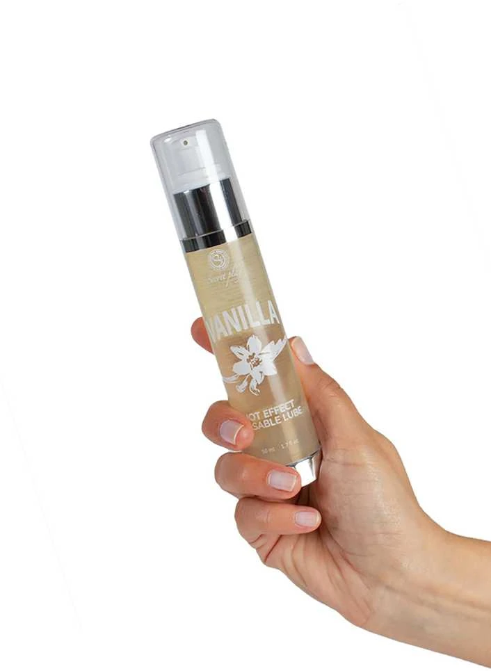 „Secret Play“ intymios higienos gelis-šildomasis lubrikantas „Vanilė“, 50 ml